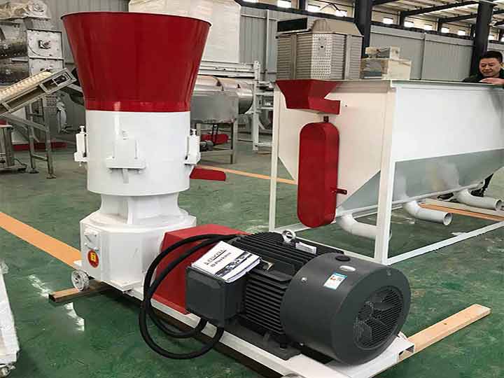 flat die poultry feed making machine