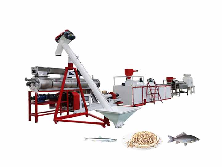 floating fish feed production line